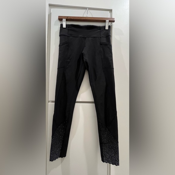 lululemon athletica Other - Lululemon Athletica SZ 4 Black Leggins 25” Long see pictures and read details